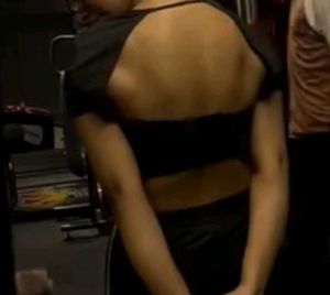 Savana Black Cut-out Top