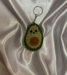 Avocado Crochet keychain 🥑