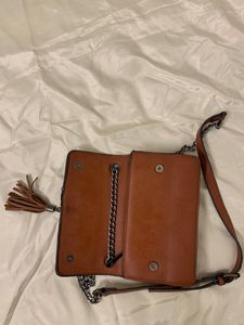 Price Drop!!Dressbery Brown Leather Sling Bag