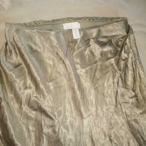 Satin Midi Skirt