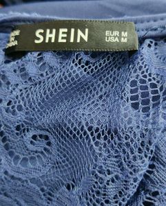 Shein Backless With Full Sleeves Bodysuit Top