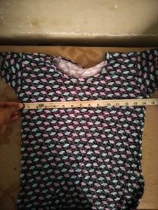 Patterned Black T-Shirt