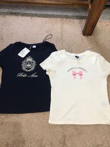 Combo H&M Ribbed Fitted Tshirt