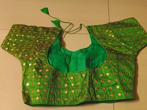 Mirror Work Padded Blouse
