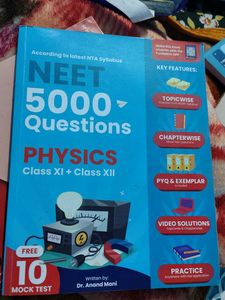 Physics 5000 Question Set Book For Neet