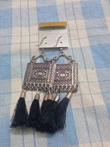3 Oxidised Earring Set