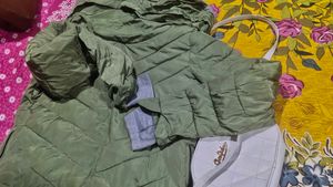 Green Quilted Jacket