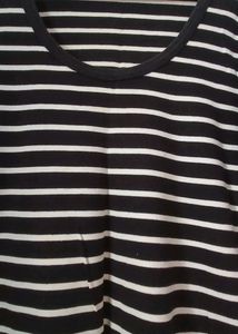 Striped 3/4 Sleeve Top