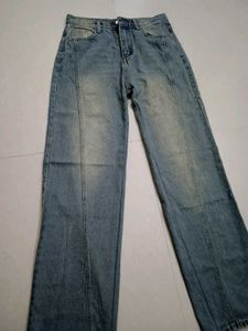 vintage washed jeans