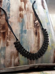 2 Time Imworn Black Polish Oxidised Choker