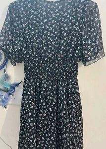 Floral Print Mini Dress