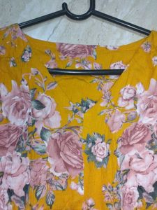 Floral Print Long Sleeve Top