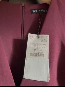 Zara Maroon mini dress