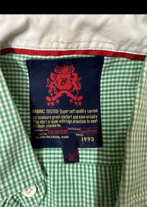Men&#39;s Green Checked Shirt