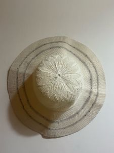 Beige Summer Beach Hat