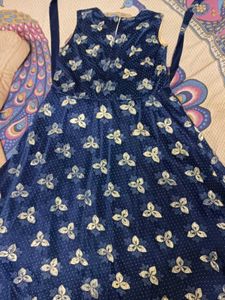 Blue Long Frock