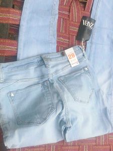 River Island Light Wash Skinny Jeans
