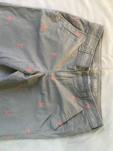Old Navy Lobster Embroidered Pants