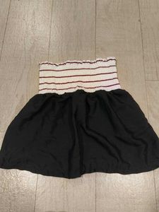 peplum tube top