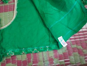 green beautiful blouse