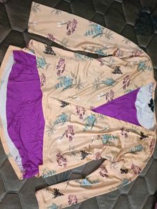 Floral Print Layered Top