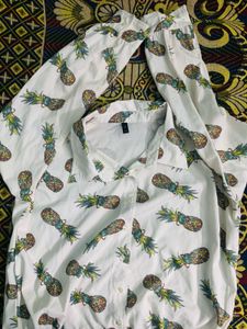 Pineapple Print Crop Top