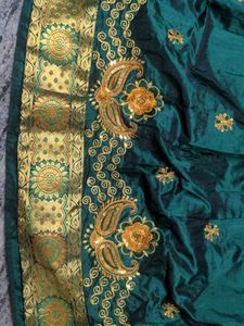 Girls Traditional Dress Pattu Pavadai Set