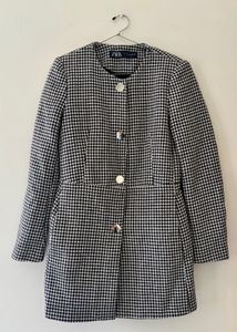 Zara Houndstooth Coat