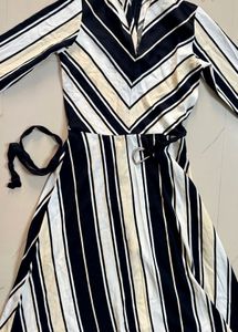 Striped Midi Dress