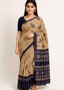 Elegant Floral Print Saree