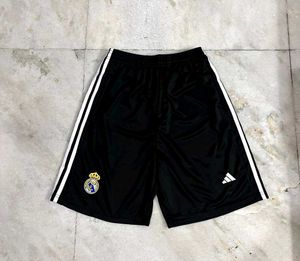 ADIDAS REAL MADRID BLACK 3 STRIPES SHORTS
