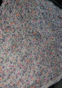 Floral Print Skirt