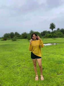 Crochet Mustard Top