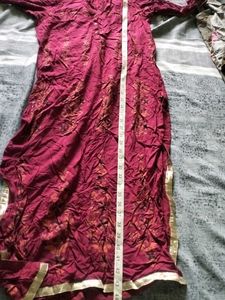 W Maroon Kurta