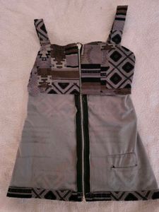 Black Zipper Dress Baby Girl 0-3month