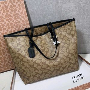COACH BIG SIZE SIGNATURE TOTE BAG @SALE