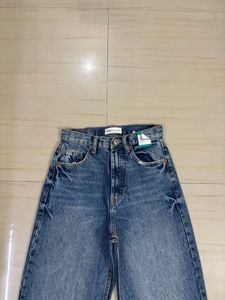 Trendy Ripped Wide Leg Jeans for Women
