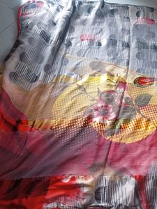 Printed Saree With Stitched Blouse