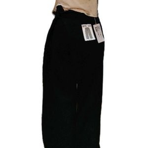 Wide Leg, High Rise Black Pants, NewMe,