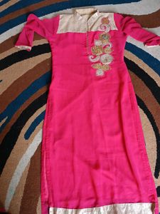 Pink Festival Wear Kurta