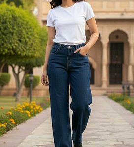 Dark Blue Denim Jeans