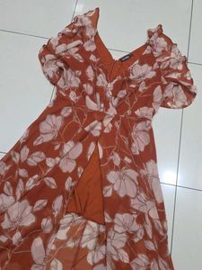 Floral Print Midi Dress