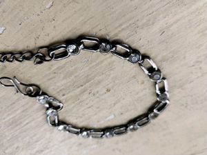 Combo Of 2 Bracelets Black And Silver