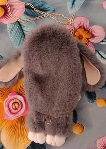 Fuzzy Bunny Shoulder Bag