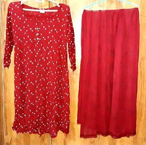 Cotton Kurti Dupatta Set