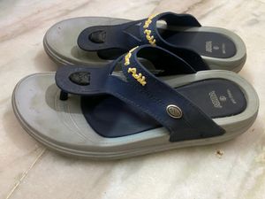 Blue Grey AADA Slippers With No Flaws