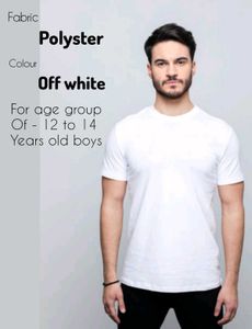 Classic White Crew Neck Tee