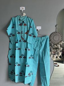 Umbrella Print Kurta Set