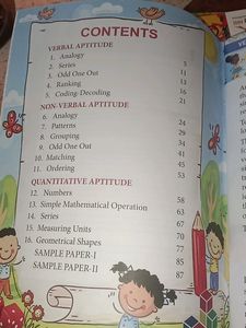 Logical Reasoning And Aptitude Book For Class 1