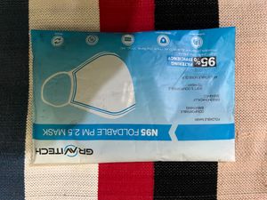 Black N95 Mask 4 Pcs